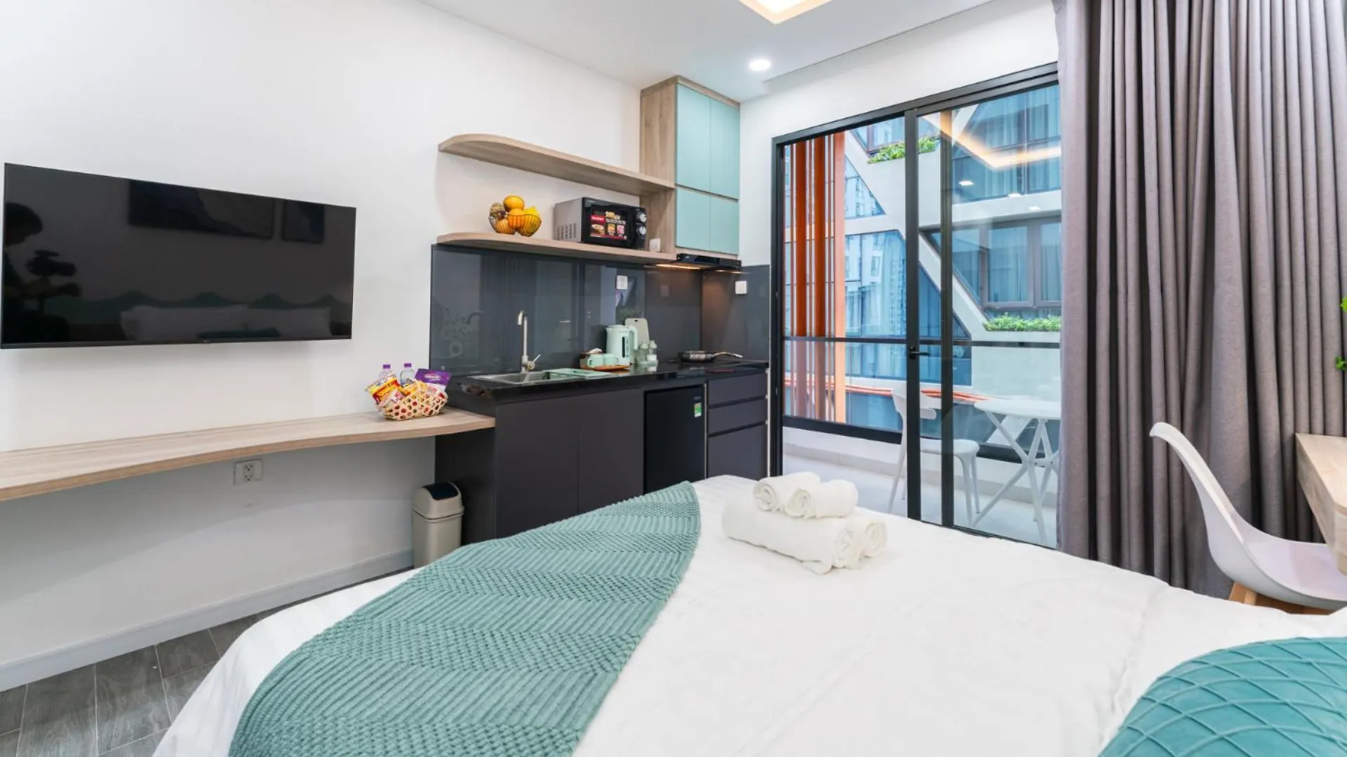 Annie House Nha Trang- Studio Room Convenient & Modern Design Near The Beach & Tram Huong Tower With Big Promo דירה